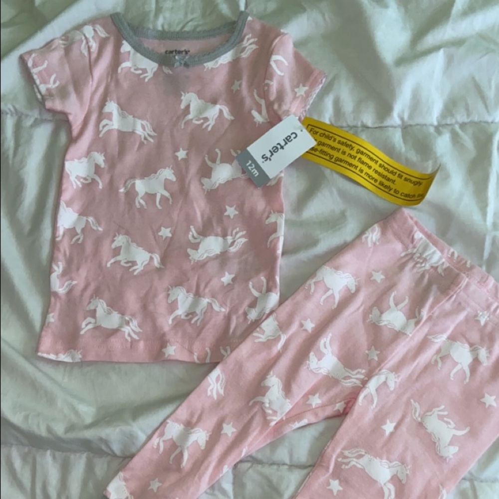 12m baby girl pajama set